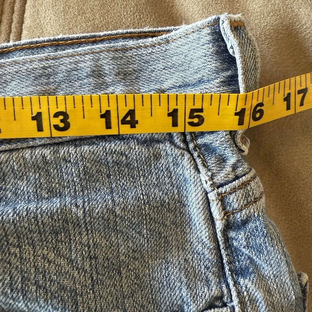 Vintage Levi's 505 Shorts Men's 32 Blue 90s Red Tab Jeans Denim 10